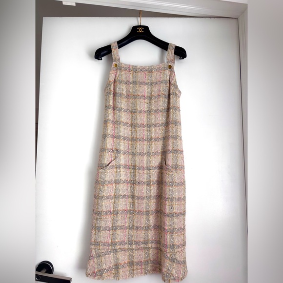 CHANEL Dresses & Skirts - Authentic CHANEL Classic tweed sleeveless dress size 36